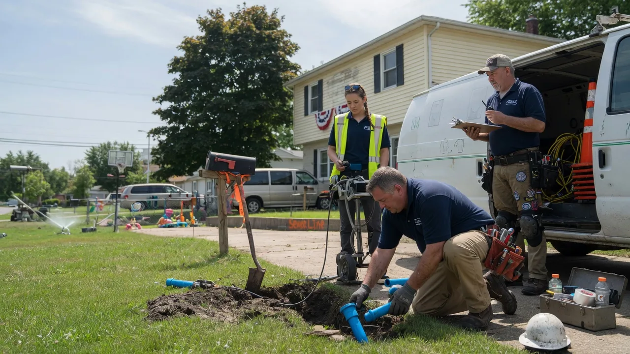 Slab Leak Repair in Mark Center, OH near me